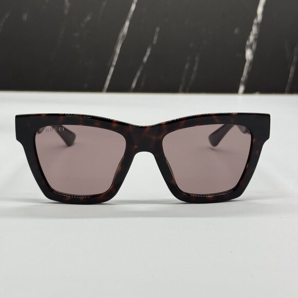 NEW GUCCI SUNGLASSES HAVANA WOMEN EYEWEAR GUCCI GG1714S 007 - Picture 4 of 11